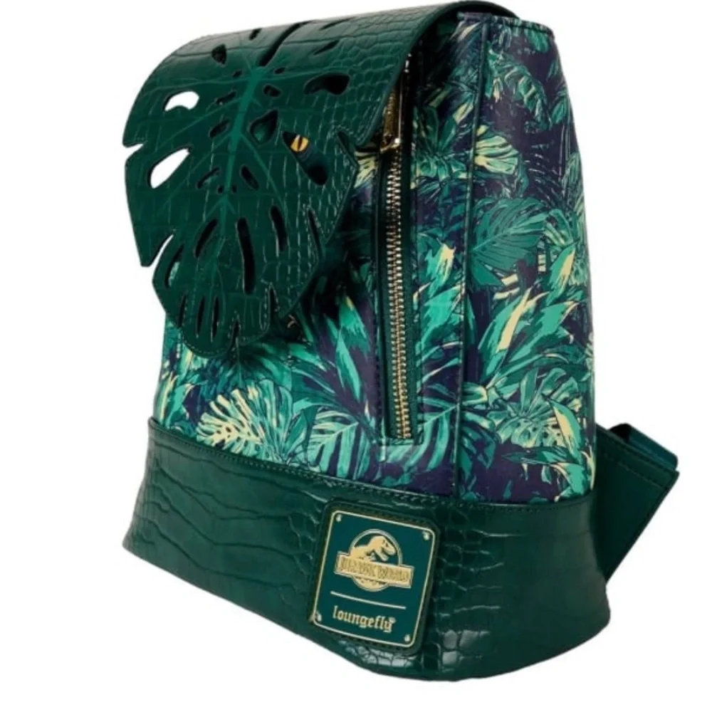 New Jurassic World Jungle Glow in the Dark Mini Backpack Loungefly.